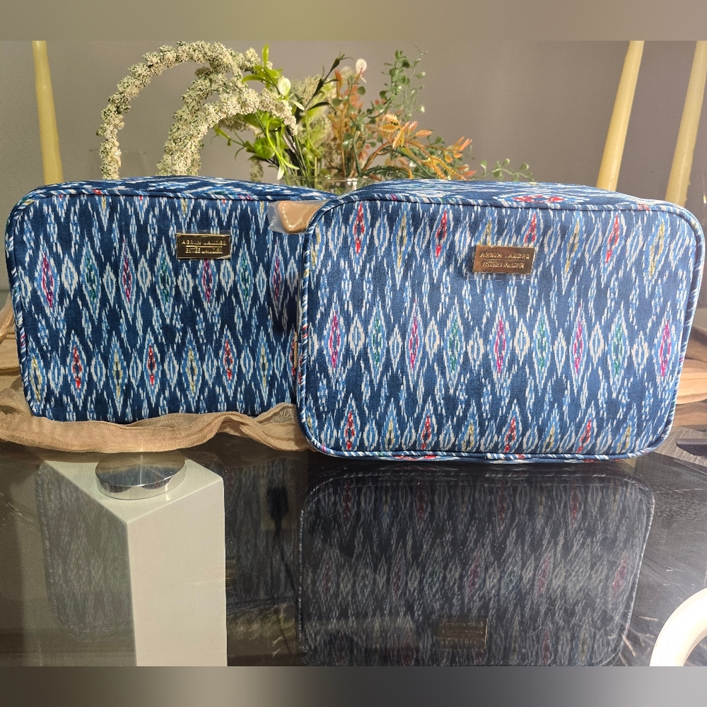 Aerin Lauder colorful makeup case x2